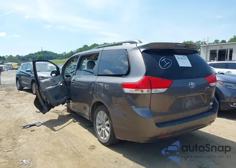 2012 Toyota Sienna Le 7 Passenger from USA, damaged, VIN 5TDJK3DC1CS043753